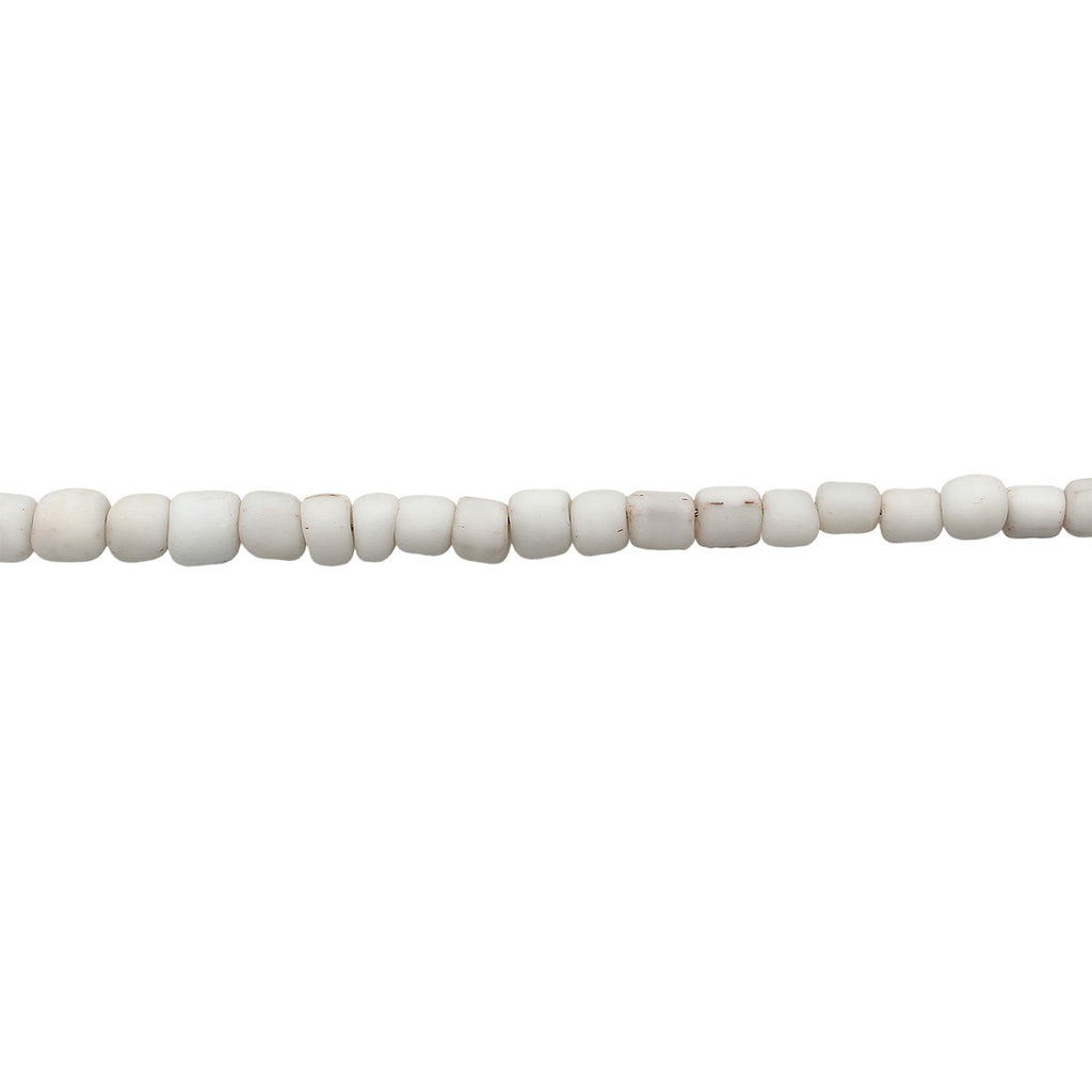 Weiß - Elli | Choker Glasperlen Weiß | 925er Sterling Silber Vergoldet