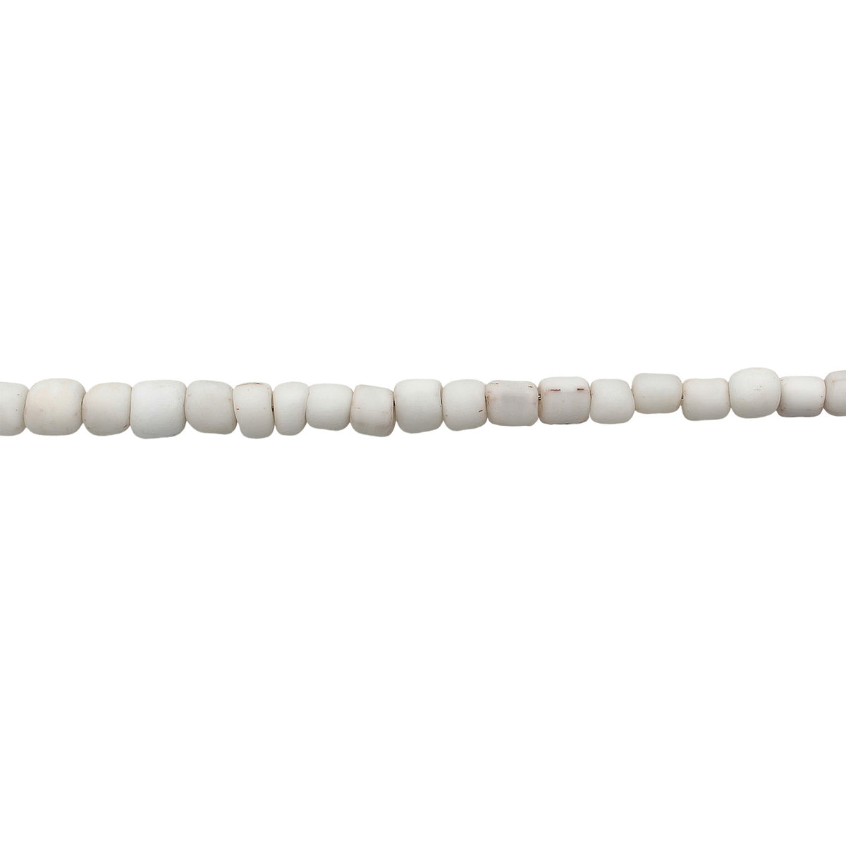 Weiß - Elli | Choker Glasperlen Weiß | 925er Sterling Silber Vergoldet