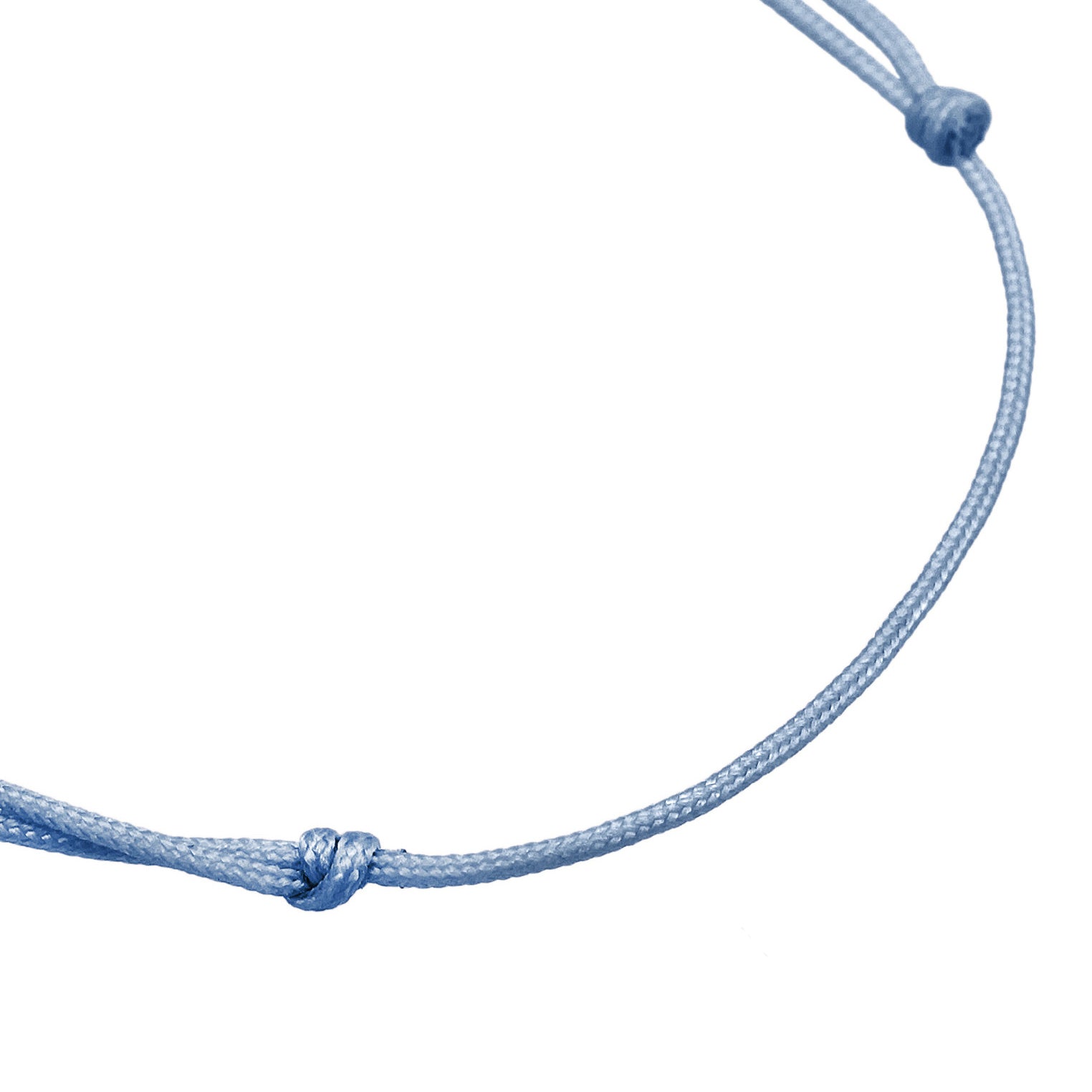 Blau - Elli | Armband Pfote | Textil | 925er Sterling Silber