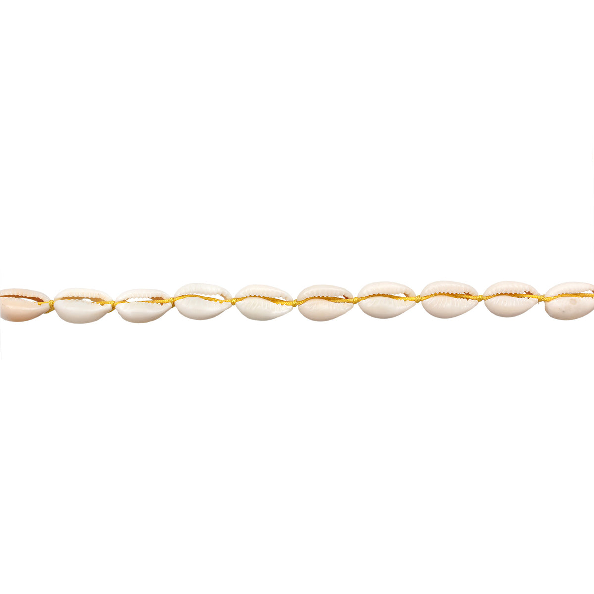 Weiß - Elli | Halskette Trend | Kauri Muscheln | 925er Sterling Silber Vergoldet