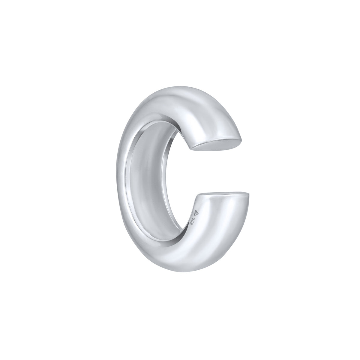 Silber - Elli | Earcuff Chunky | 925er Sterling Silber