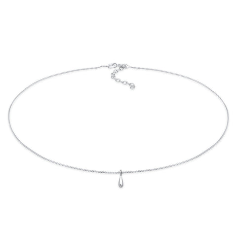 Silber - Elli | Halskette Tropfen | 925er Sterling Silber