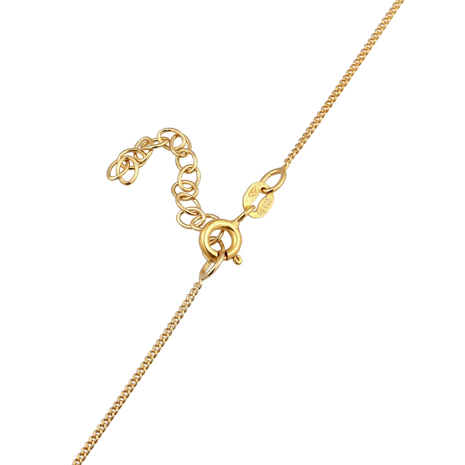 Gold - Elli | Halskette Tropfen | 925er Sterling Silber Vergoldet