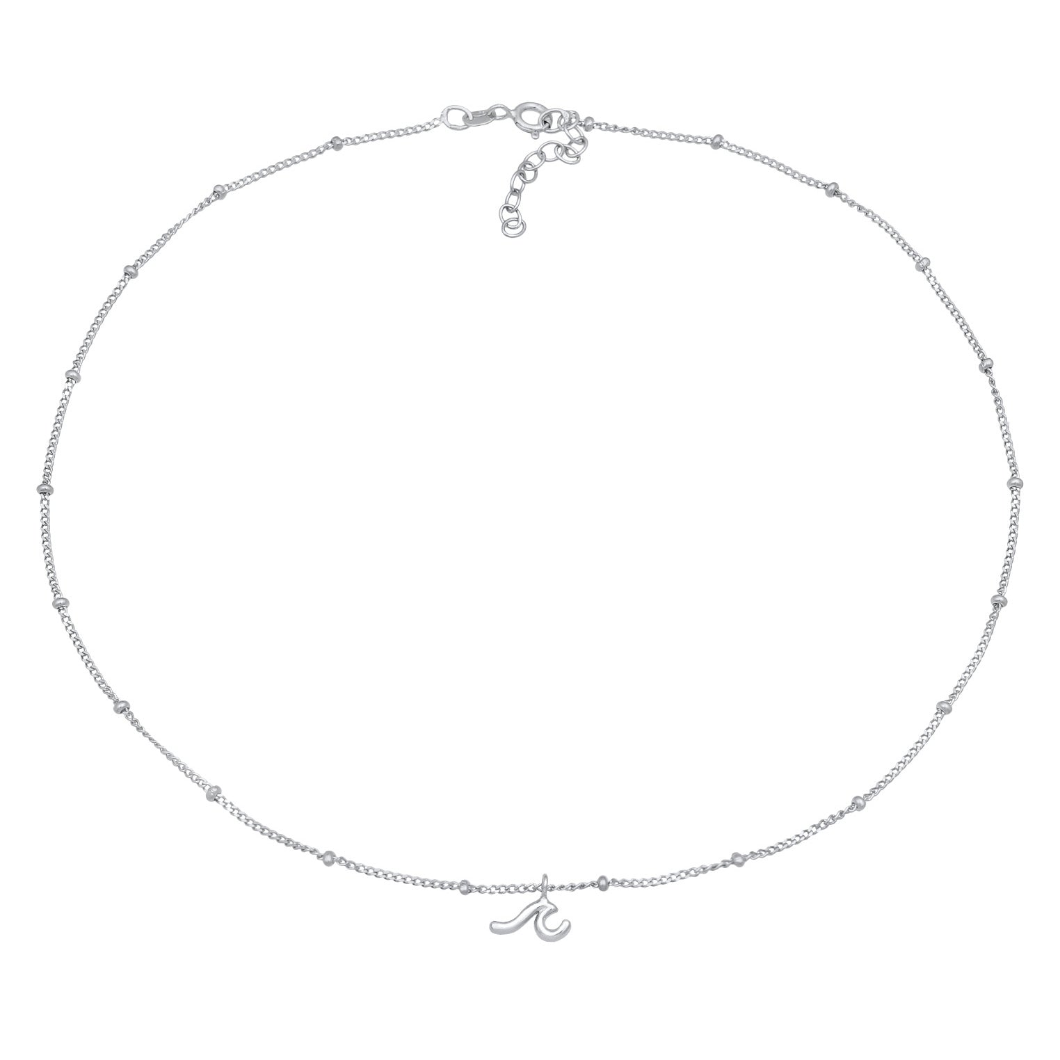 Silber - Elli | Kugel-Choker Welle | 925er Sterling Silber