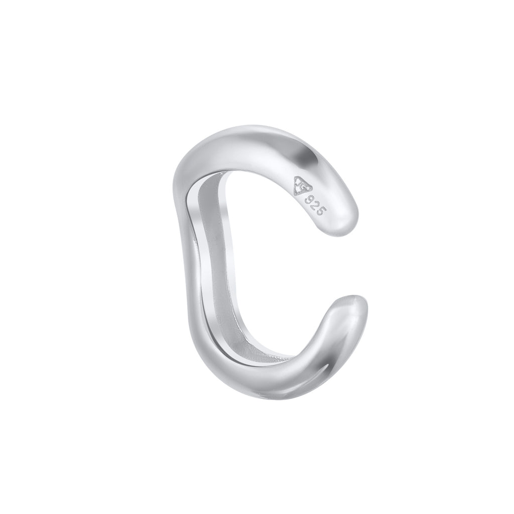 Silber - Elli | Earcuff Geo | 925er Sterling Silber