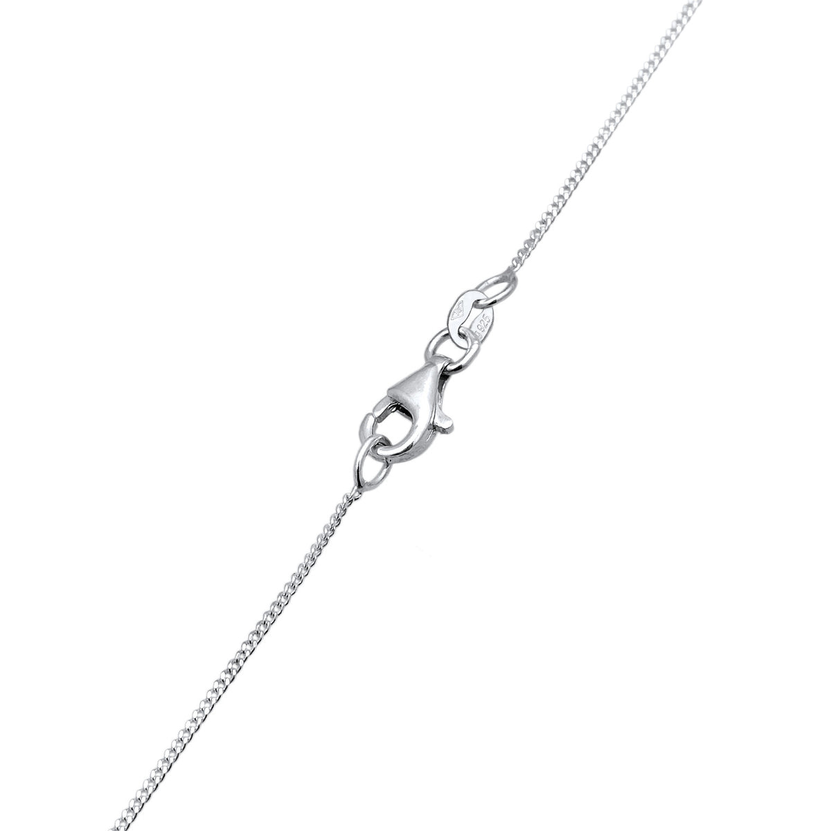 Silber - Elli | Halskette Tropfen | Zirkonia (Weiß) | 925er Sterling Silber