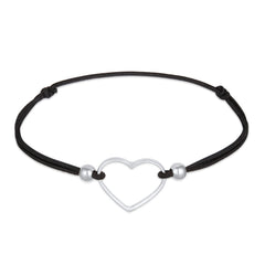 bracelet heart | rubber band