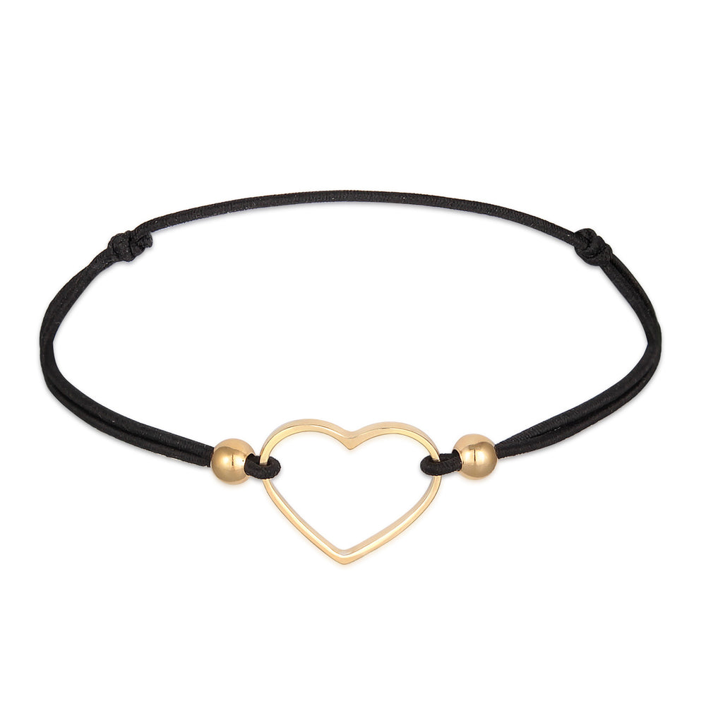 bracelet heart | rubber band