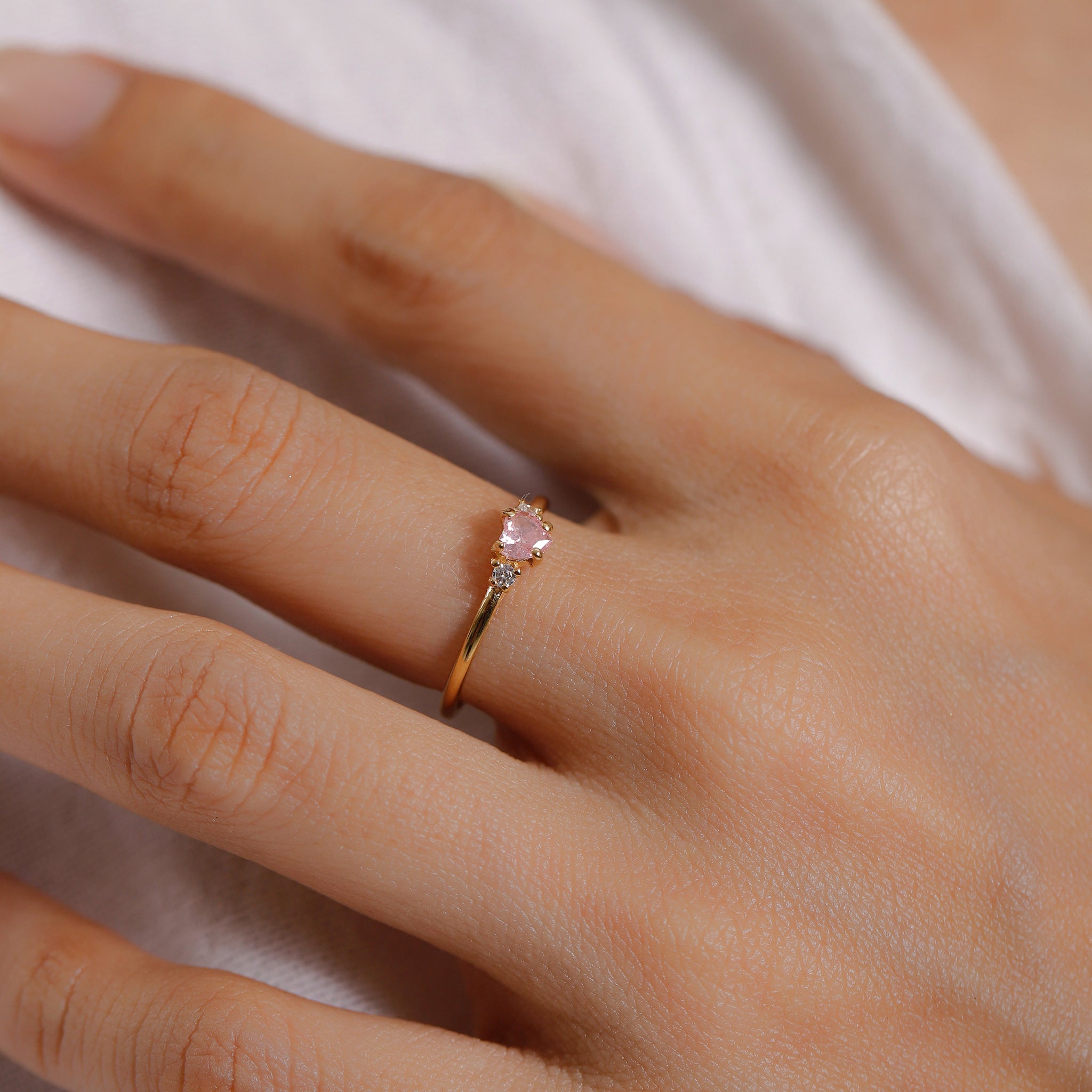 Elli solitaire damesring 925 sterling zilver zirkonia 0603442018