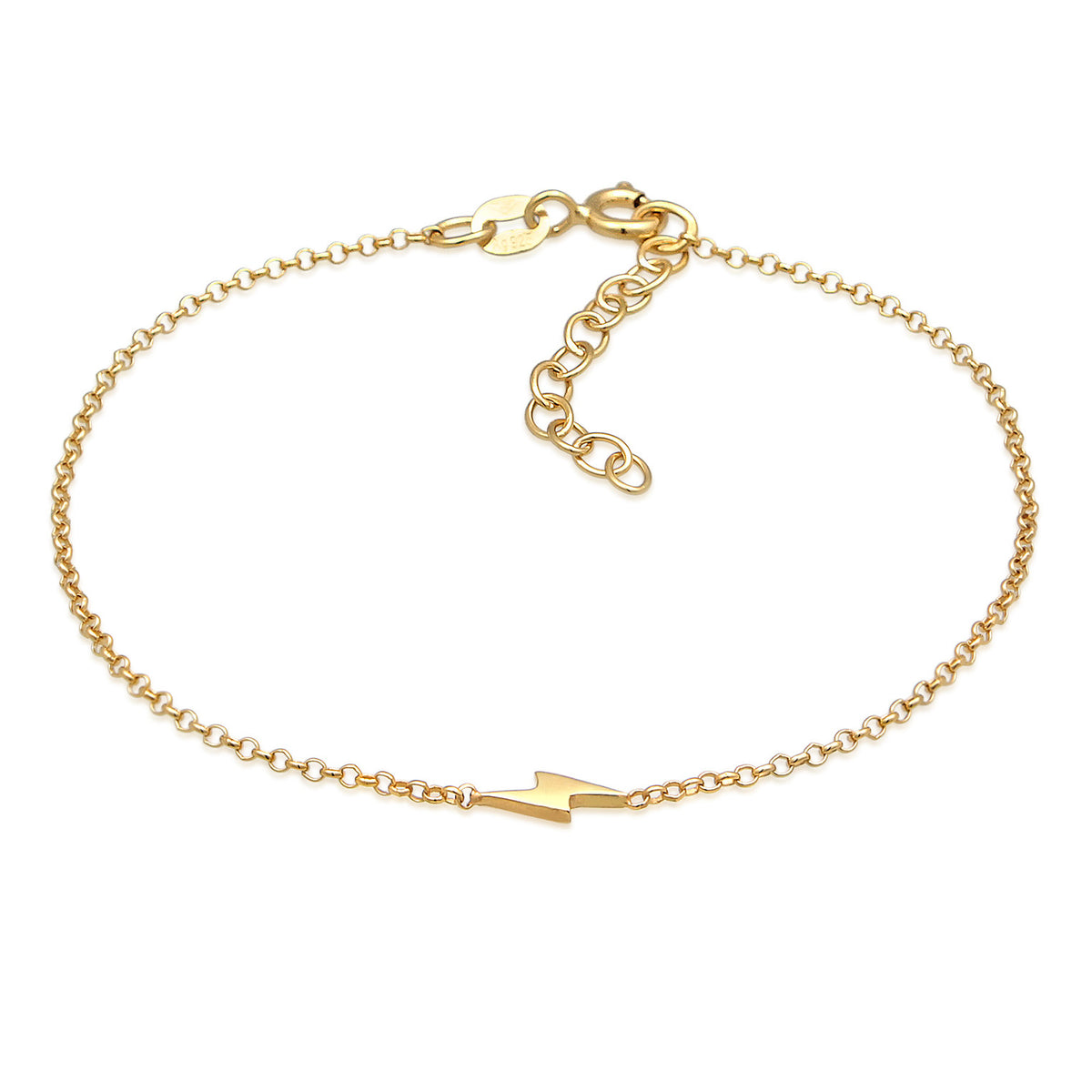 Gold - Elli | Armband Blitz | 925er Sterling Silber Vergoldet