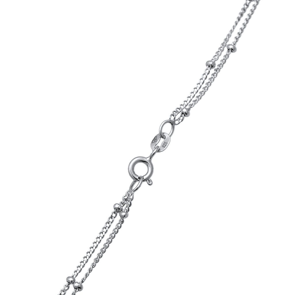 Silber - Elli | Y-Halskette Layer | 925er Sterling Silber