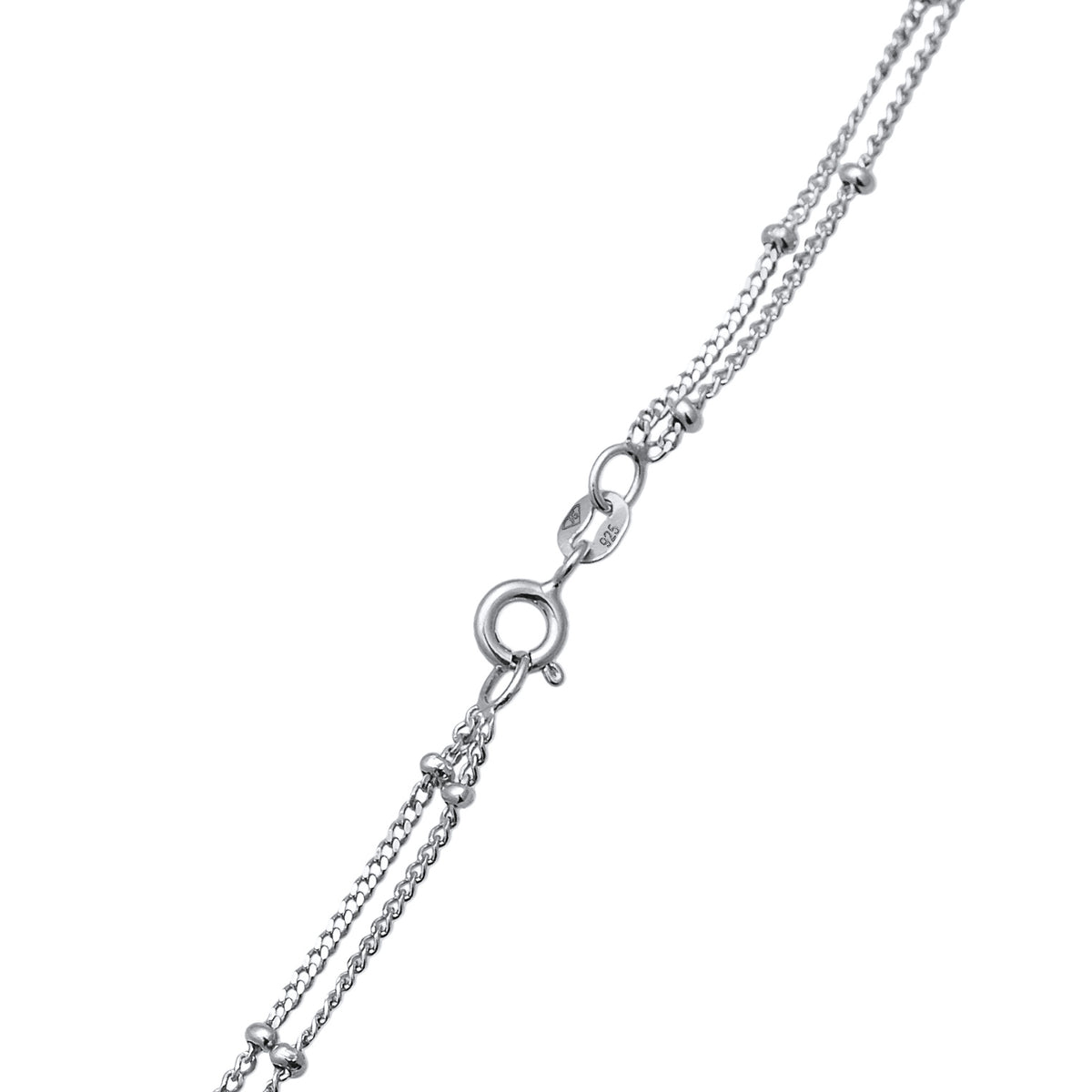 Silber - Elli | Y-Halskette Layer | 925er Sterling Silber