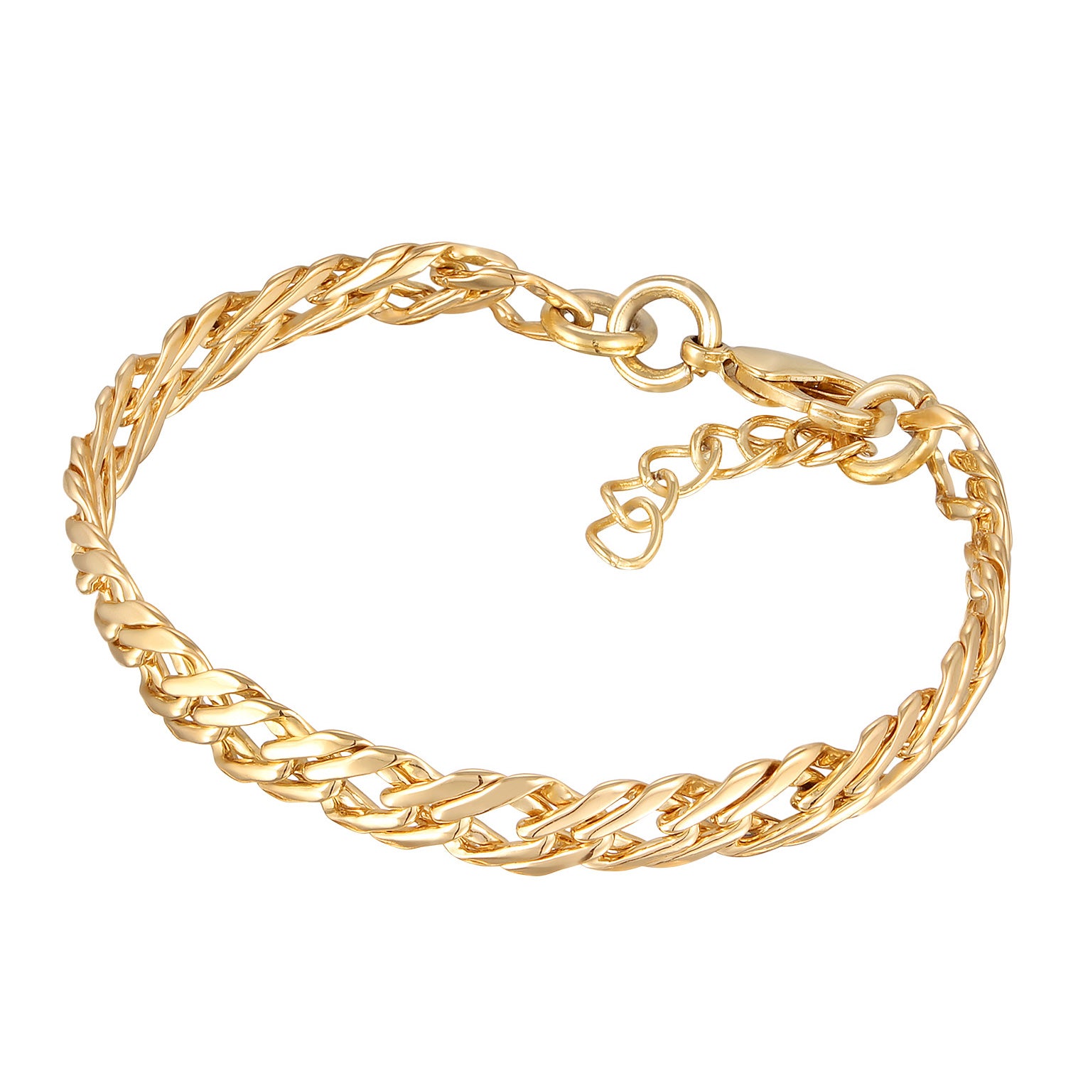 Gold - Elli | Glieder-Armband | Messing