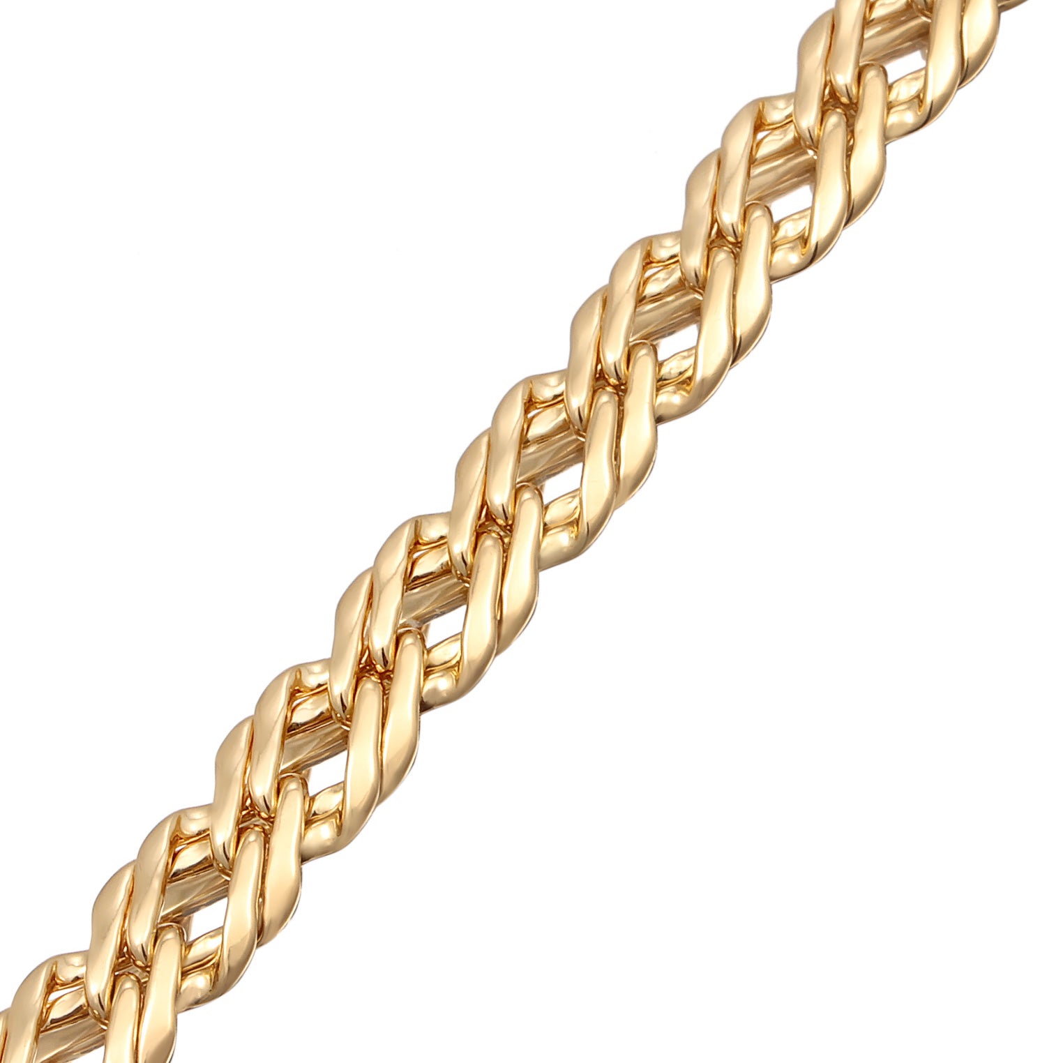 Gold - Elli | Glieder-Armband | Messing