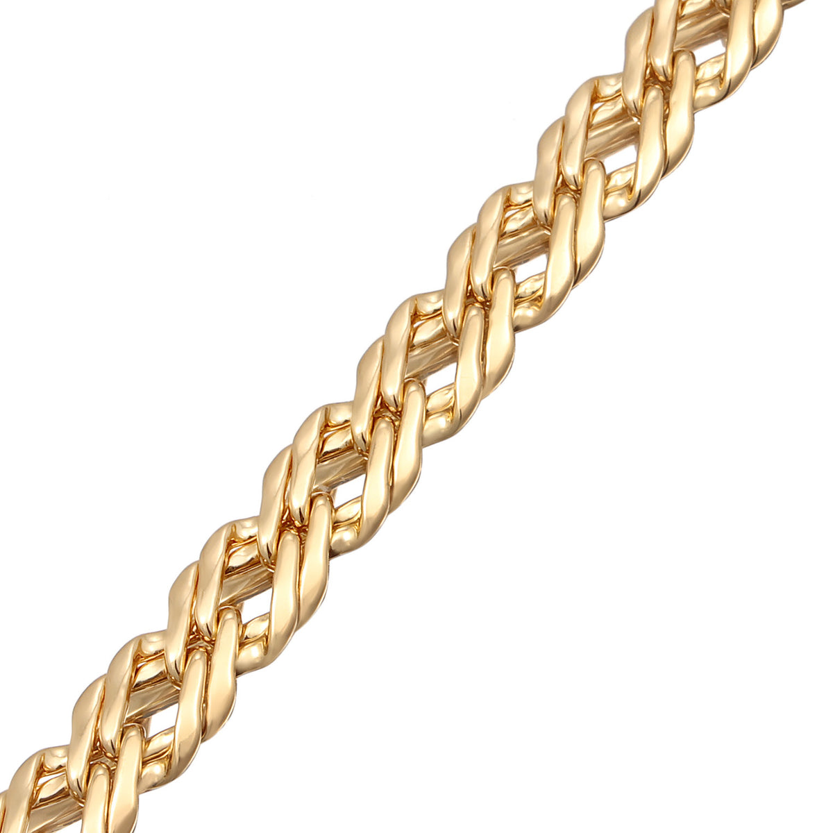 Gold - Elli | Glieder-Armband | Messing