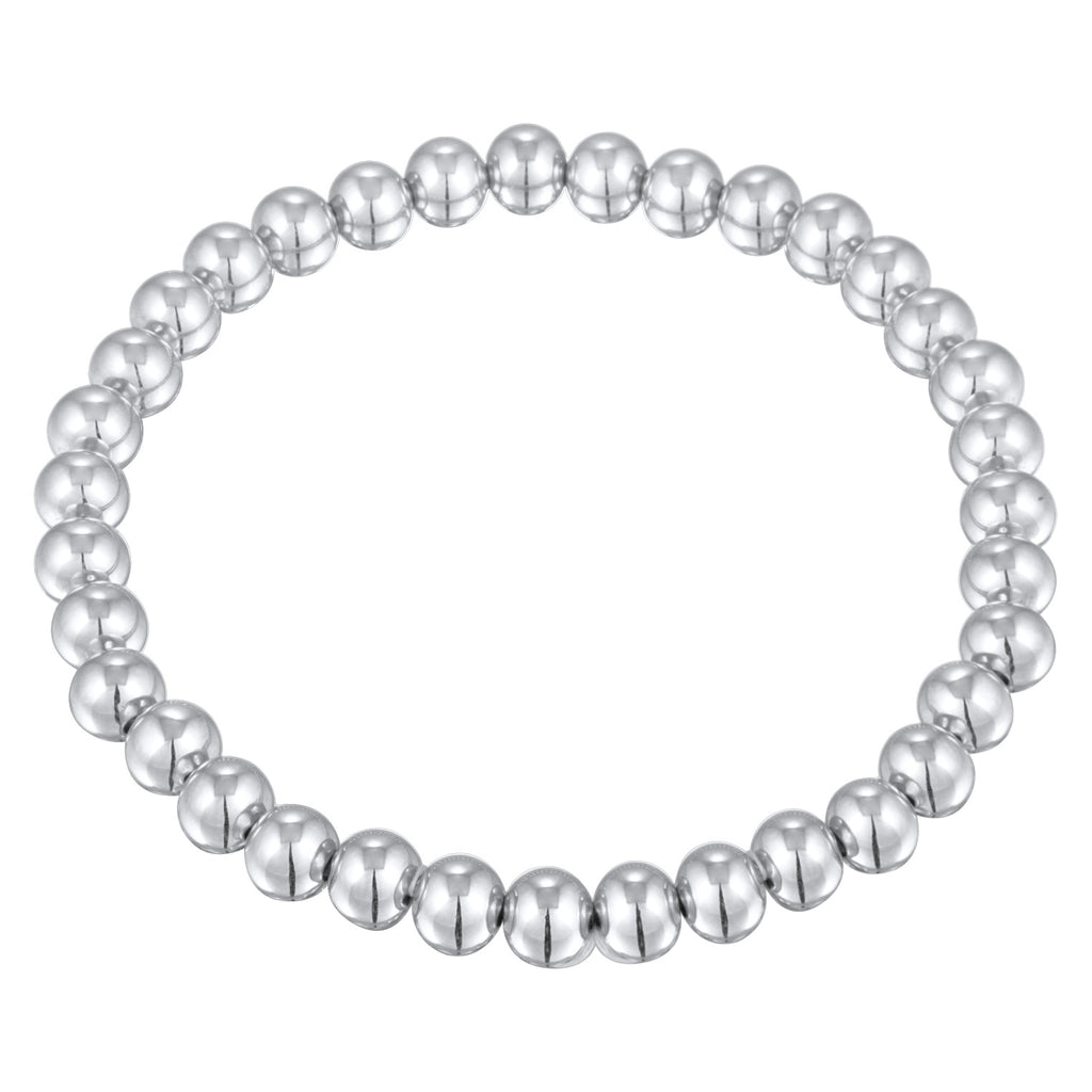 Silber - Elli | Kugel-Armband Beads | Messing