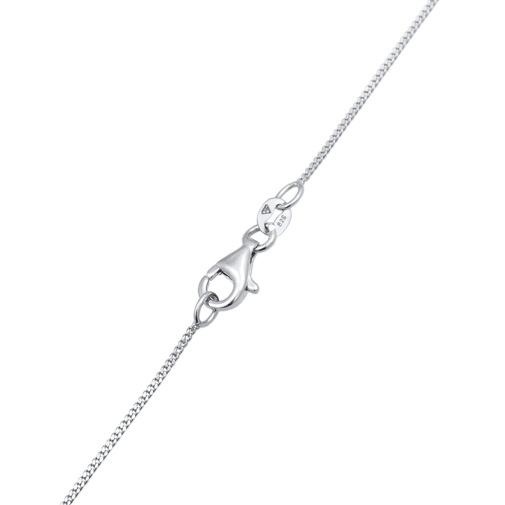 Silber - Elli | Halskette Kleeblatt Symbol | 925er Sterling Silber