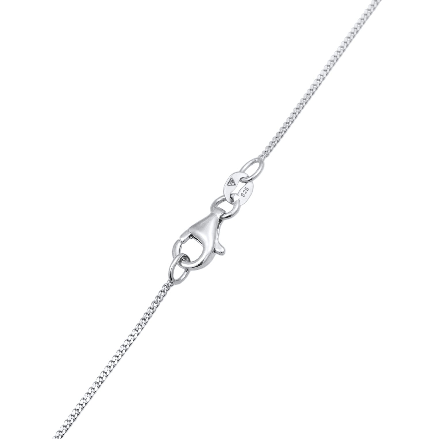 Silber - Elli | Halskette Kleeblatt Symbol | 925er Sterling Silber