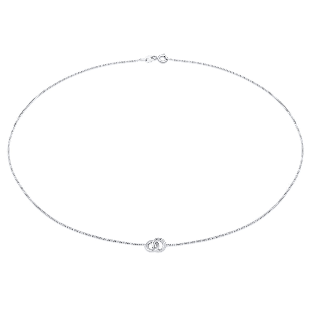 Silber - Elli | Choker Kreis Minimal | 925er Sterling Silber