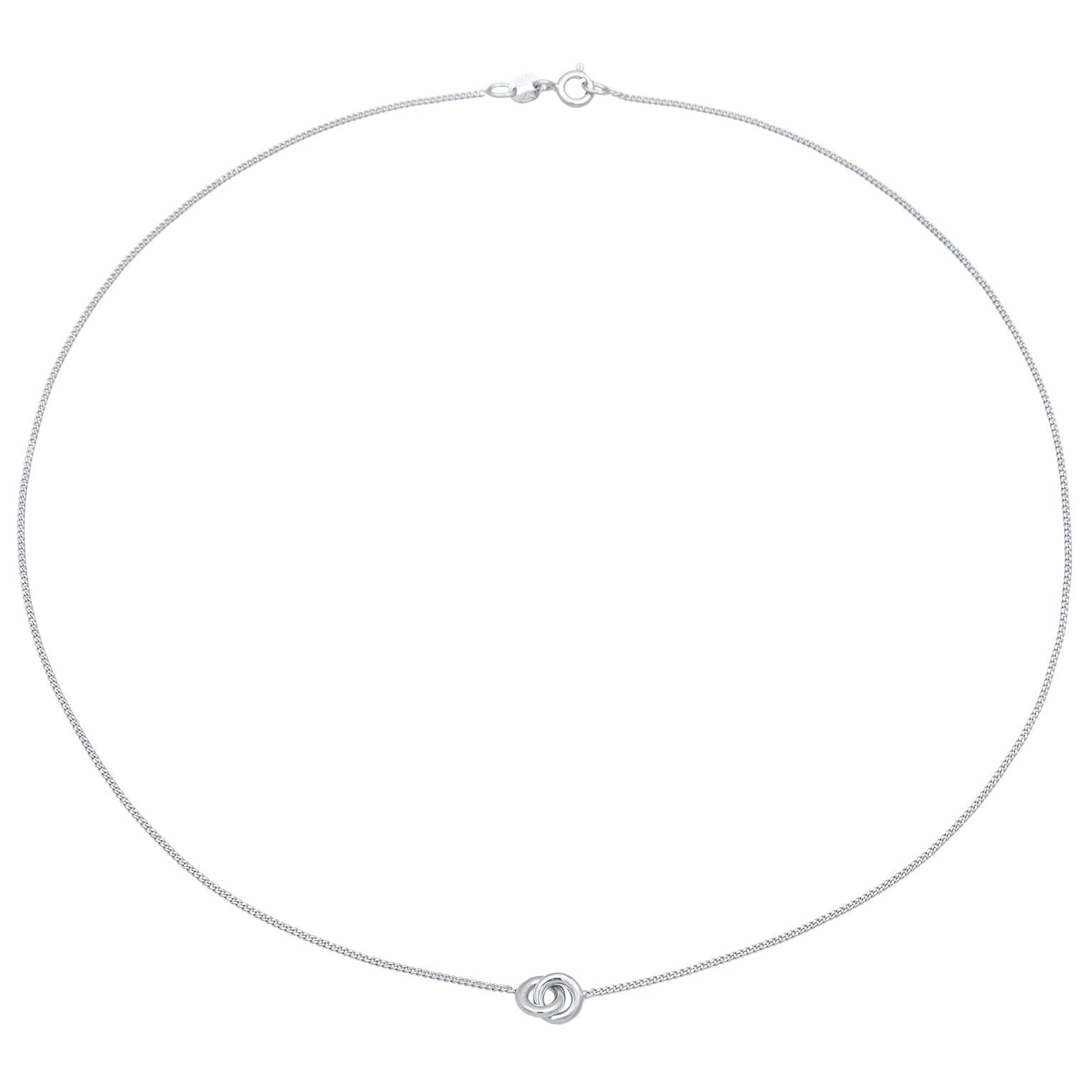 Silber - Elli | Choker Kreis Minimal | 925er Sterling Silber