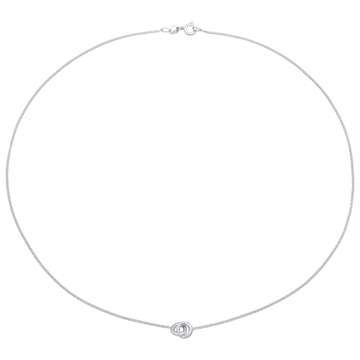 Silber - Elli | Choker Kreis Minimal | 925er Sterling Silber
