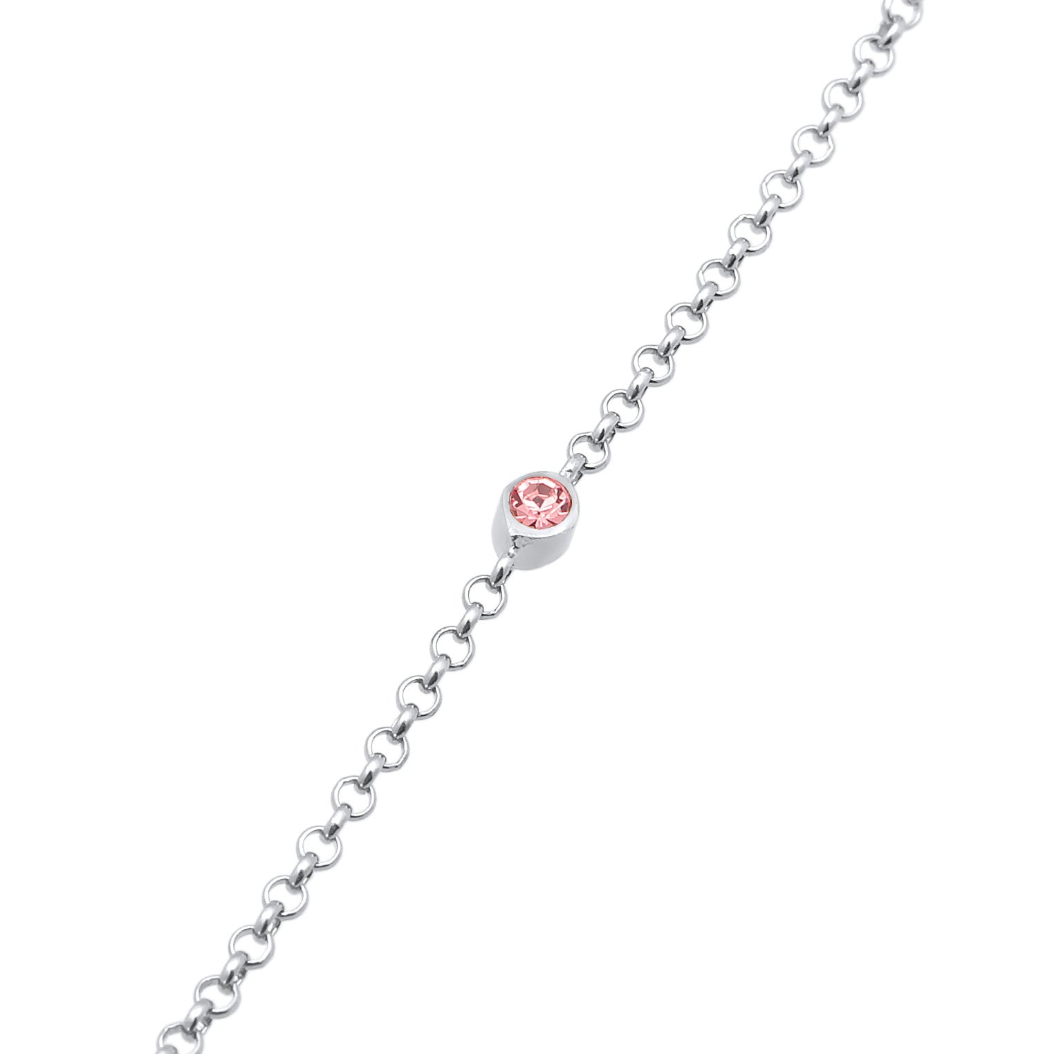 Pink - Elli | Armband | Mit Kristallen von Swarovski® (Rosa) | 925er Sterling Silber