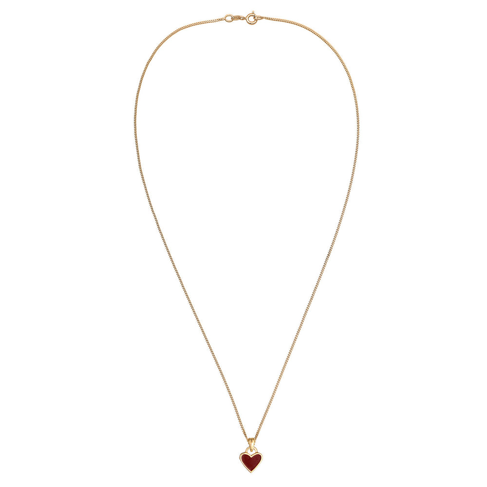 Necklace Heart Pendant | enamel