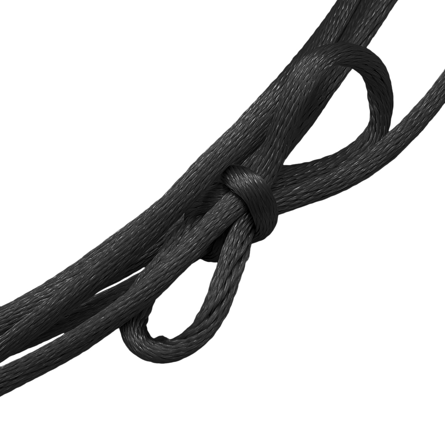 Schwarz - Elli | Choker Tropfen Anhänger | Satin (Schwarz) | 925er Sterling Silber Vergoldet