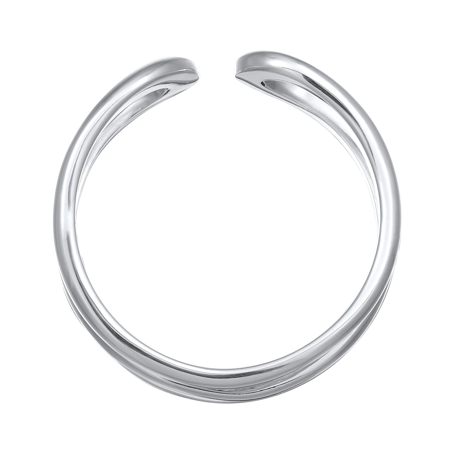 Silber - Elli PREMIUM | Ring Geo Offen | 925er Sterling Silber