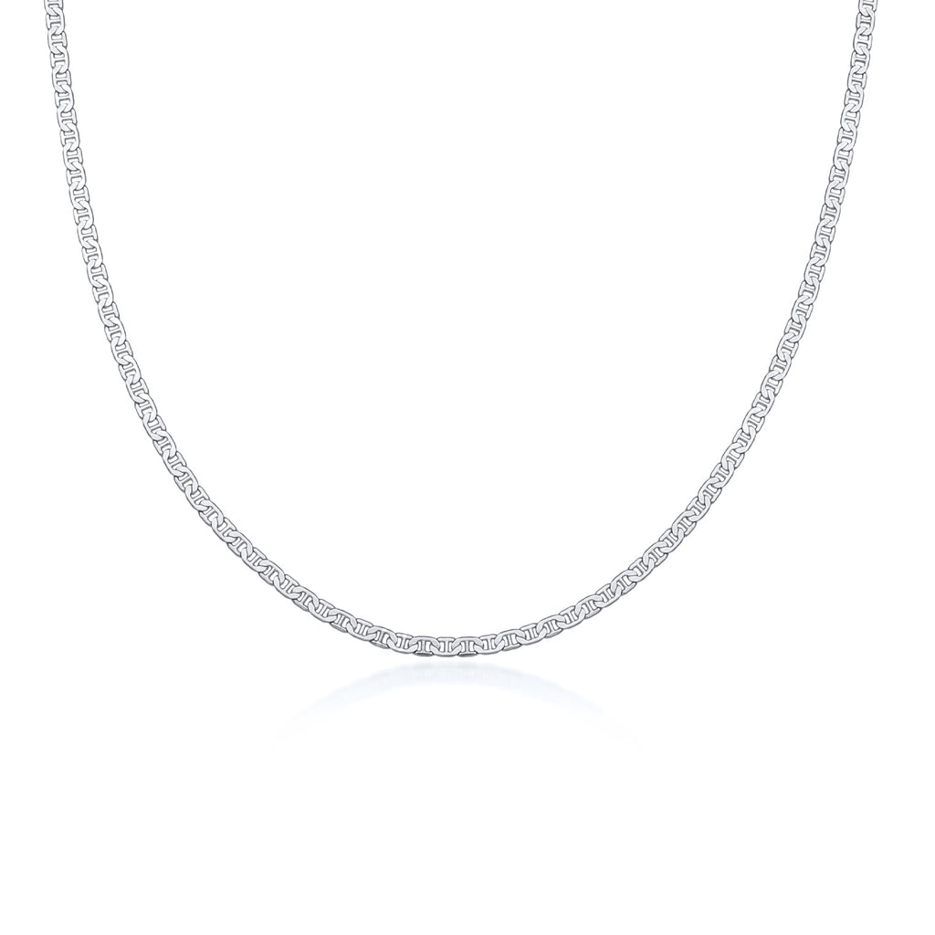 Silber - Elli PREMIUM | Panzer-Halskette Basic | 925er Sterling Silber