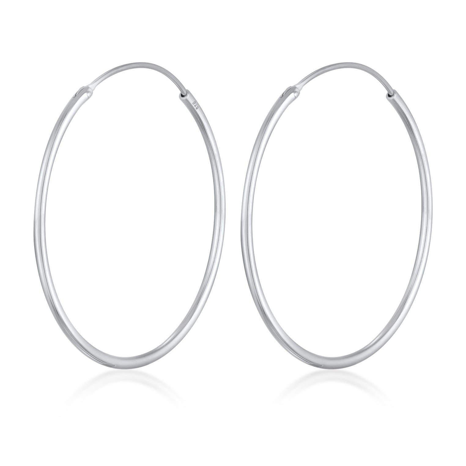 Silber - Elli | Creolen Filigran Basic | 925er Sterling Silber