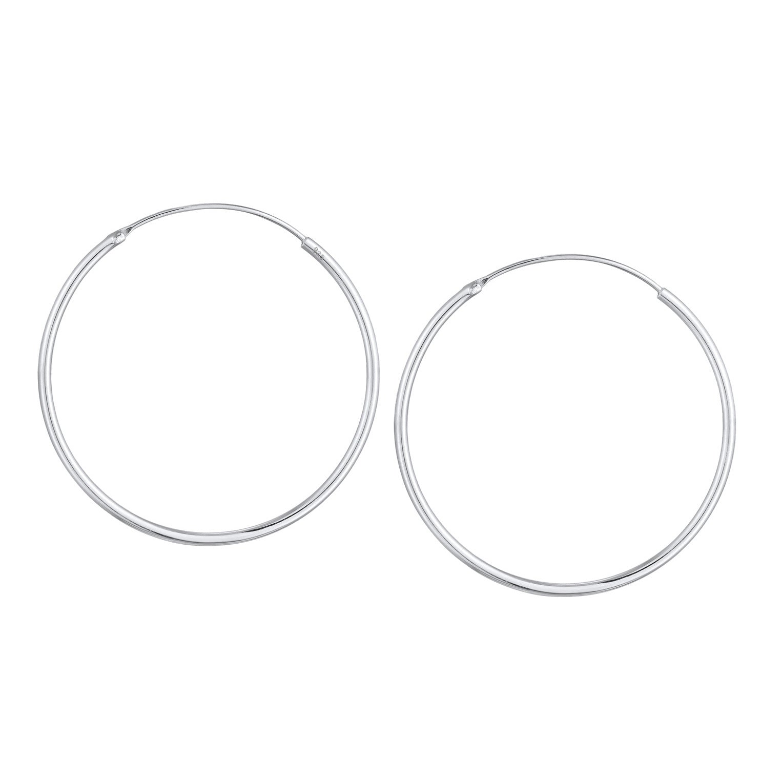 Silber - Elli | Creolen Filigran Basic | 925er Sterling Silber