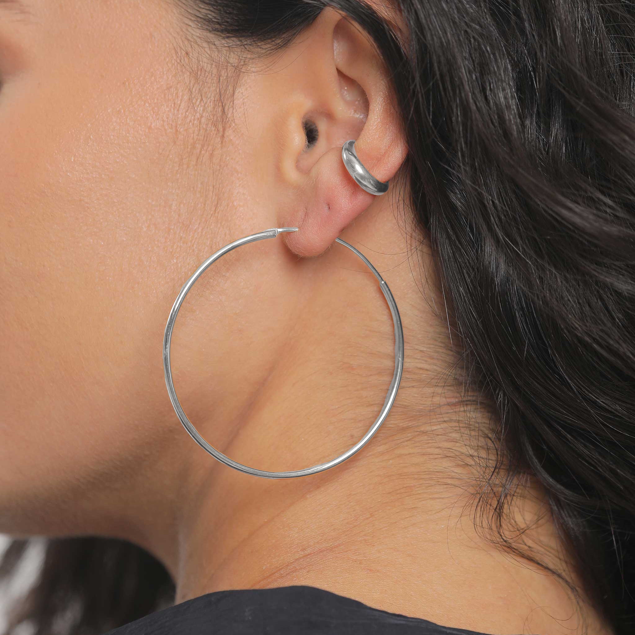 Silber - Elli | Creolen Filigran | 925er Sterling Silber