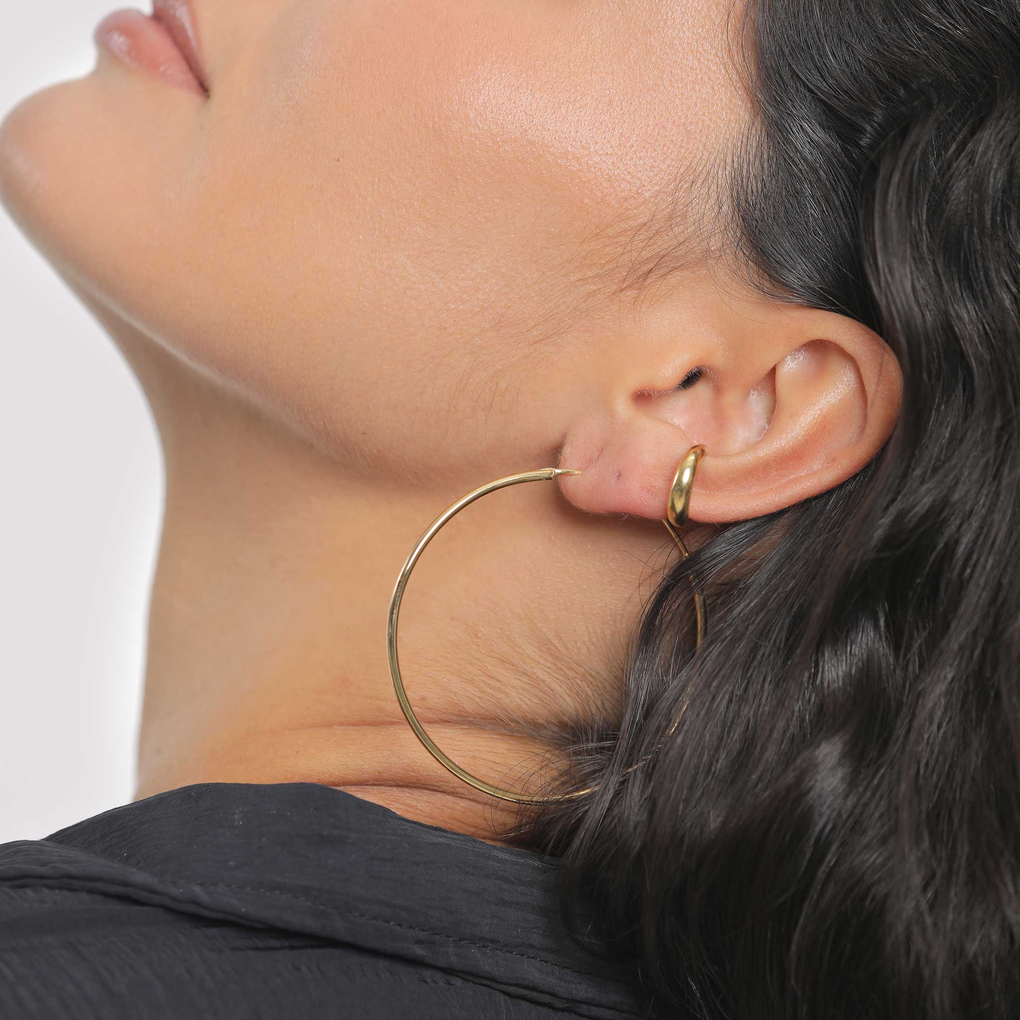 Gold - Elli | Creolen Filigran | 925er Sterling Silber Vergoldet