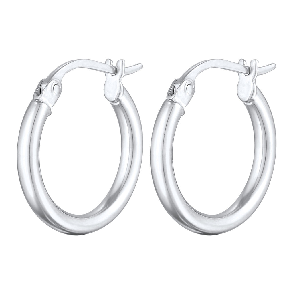 Silber - Elli | Creolen Hoops | 925er Sterling Silber