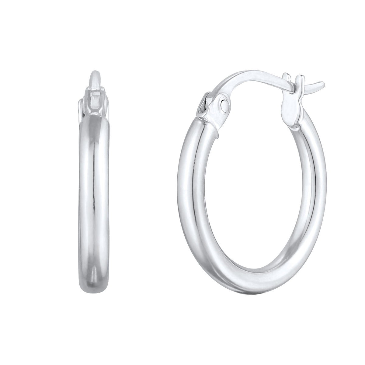 Silber - Elli | Creolen Hoops | 925er Sterling Silber