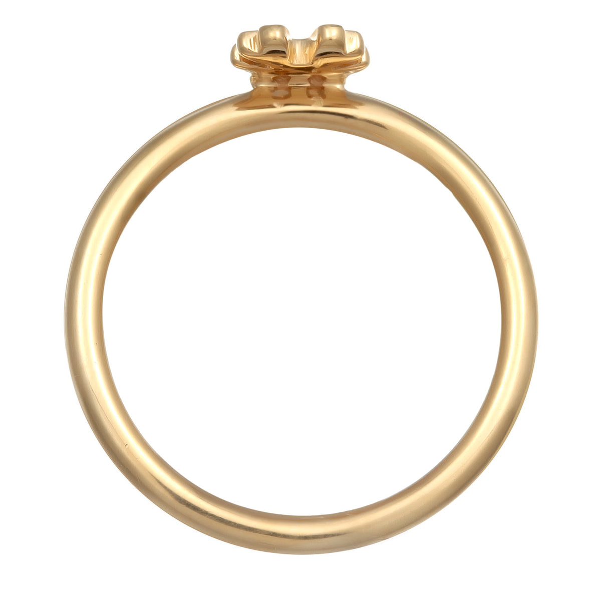 Gold - Elli | Ring Rentier | Mit Kristallen von Swarovski® (Rot) | 925er Sterling Silber  Vergoldet