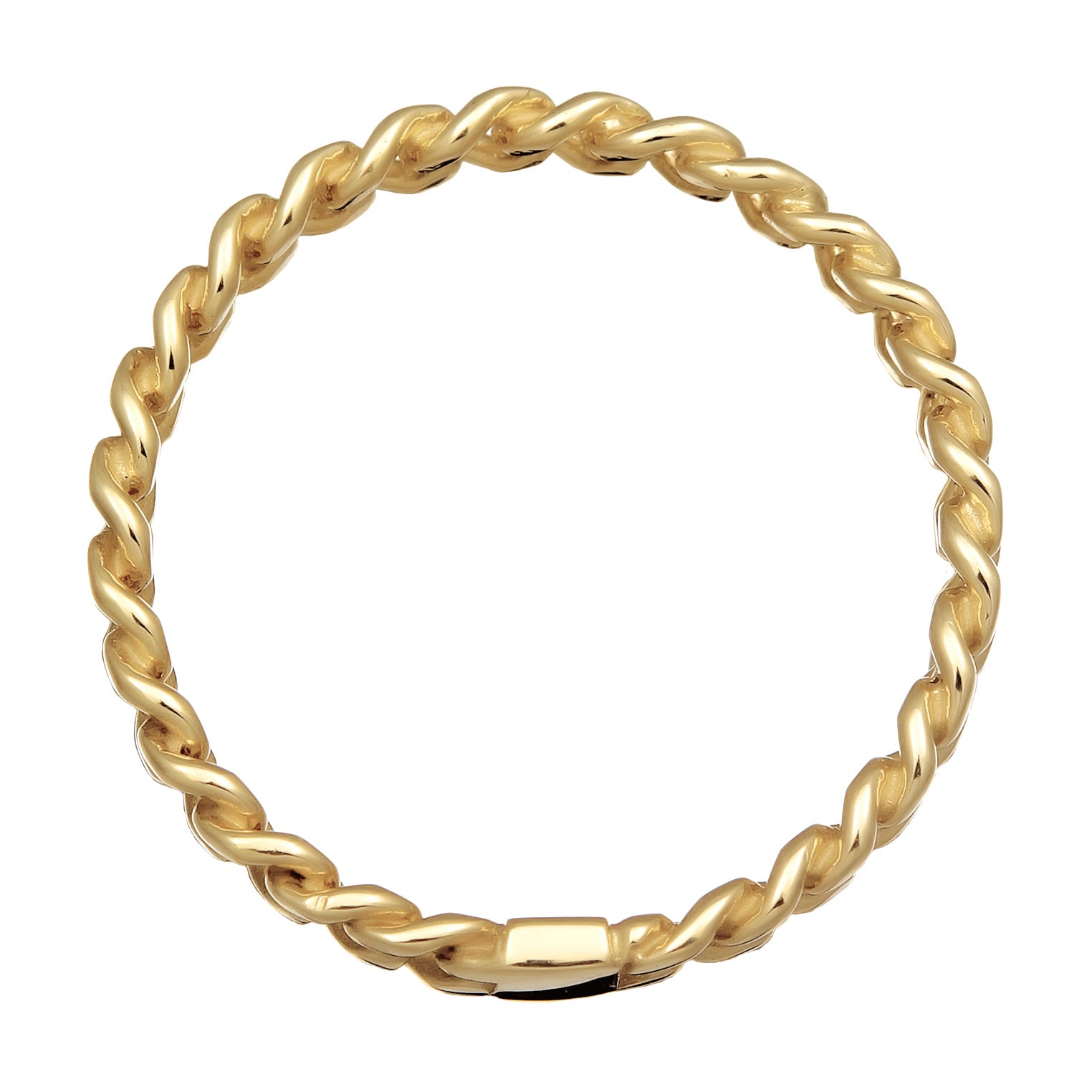 Gold - Elli PREMIUM | Bandring Glieder | 375er Gelbgold