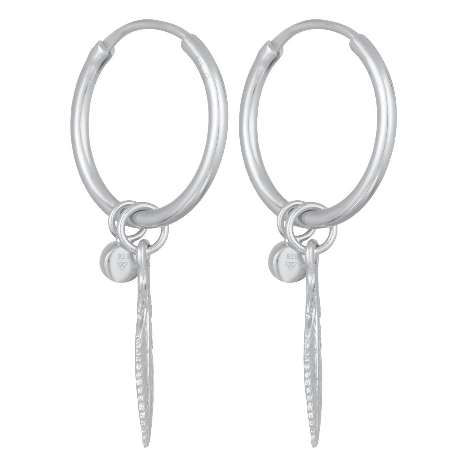 Silber - Elli | Ohrhänger Boho | Kristall (Blau) | 925er Sterling Silber