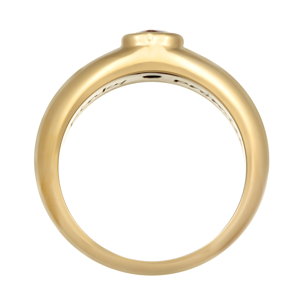 Rot - Elli | Bandring Herz | Zirkonia (Rot) | 925er Sterling Silber