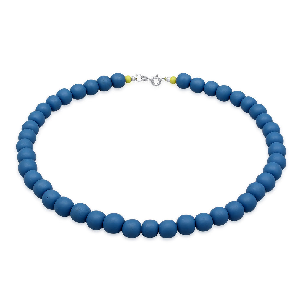 Blau - Elli | Armband Beads | Harzperlen (Blau) | 925er Sterling Silber