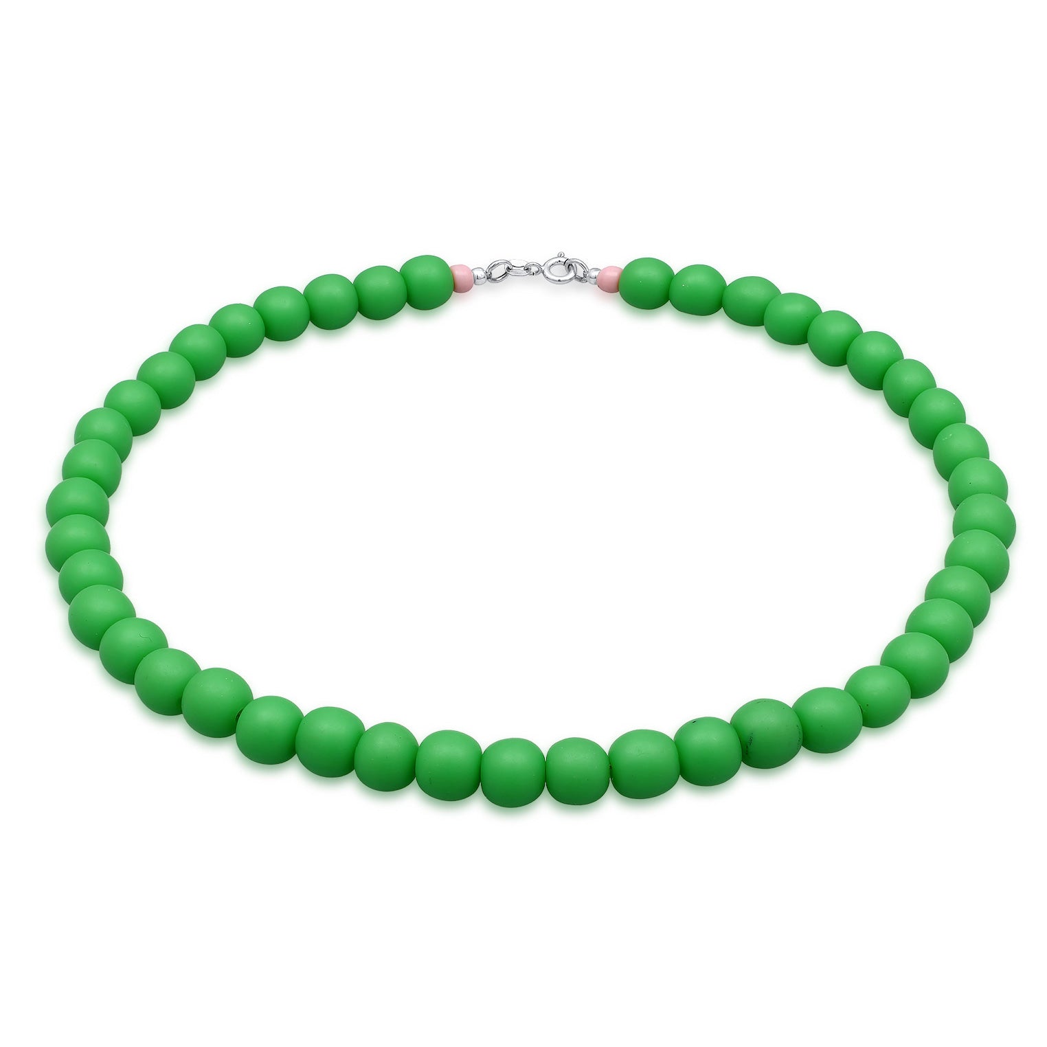 Grün - Elli | Armband Beads | Harzperlen (Grün) | 925er Sterling Silber