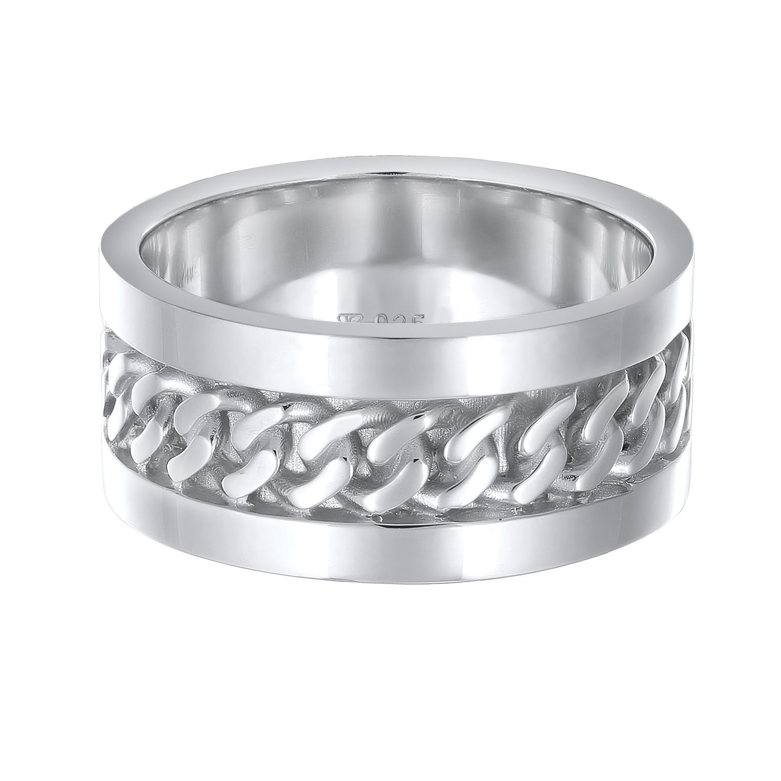 Silber - Elli | Bandring Chain | 925 Sterling Silber
