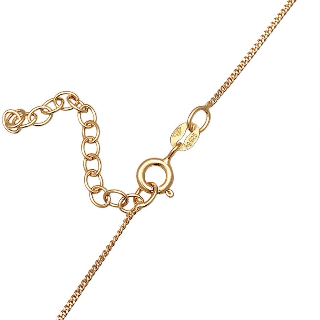Gold - Elli | Halskette Biene | Emaille | 925er Sterling Silber Vergoldet