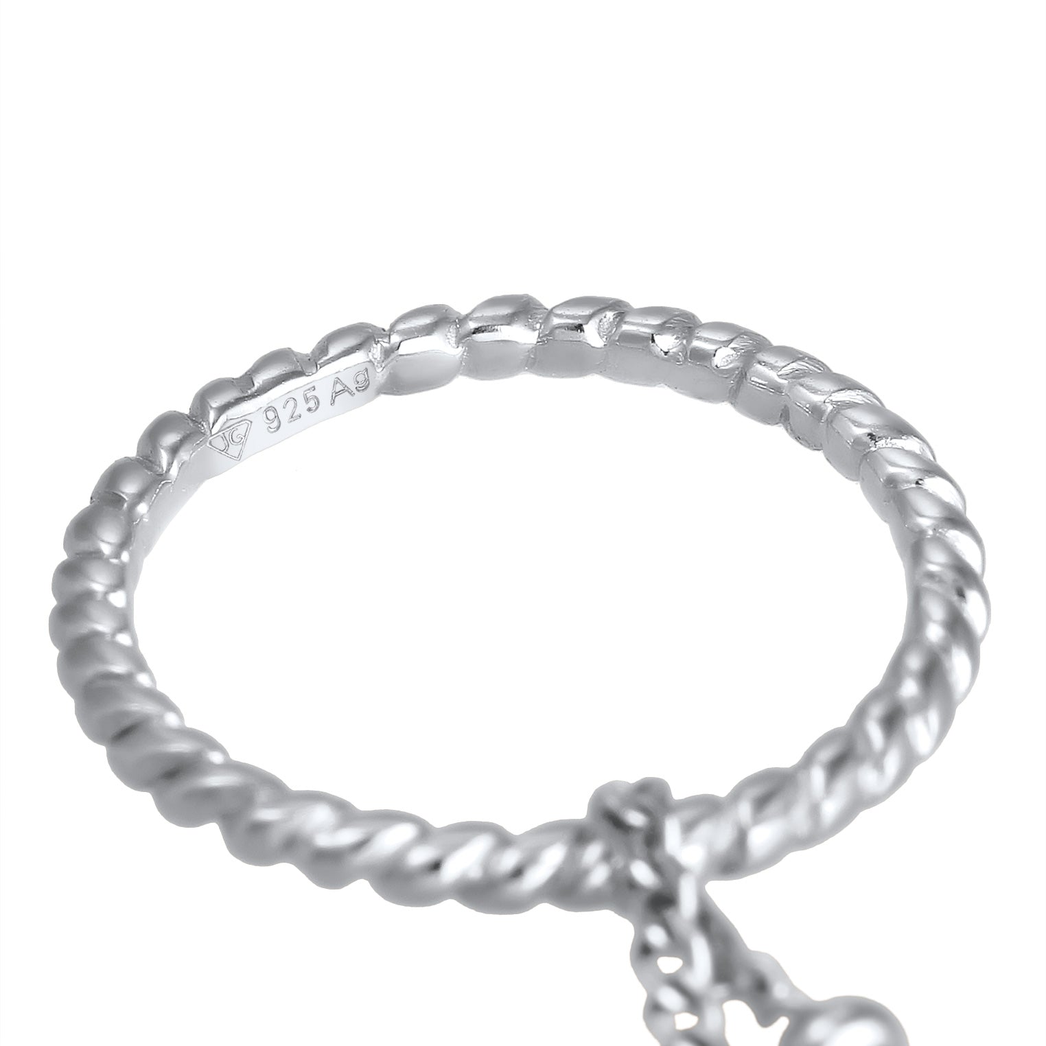 Silber - Elli | Kugel-Halskette Kreis | 925er Sterling Silber