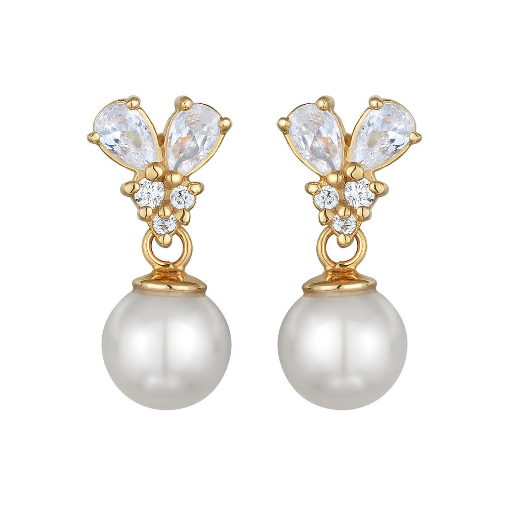 Earrings Elegant | Zirconia (White)