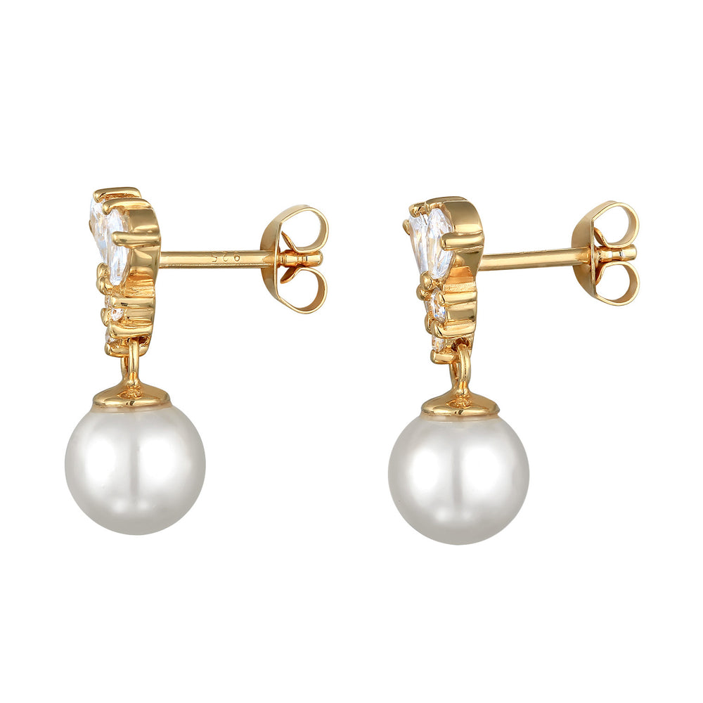 Earrings Elegant | Zirconia (White)
