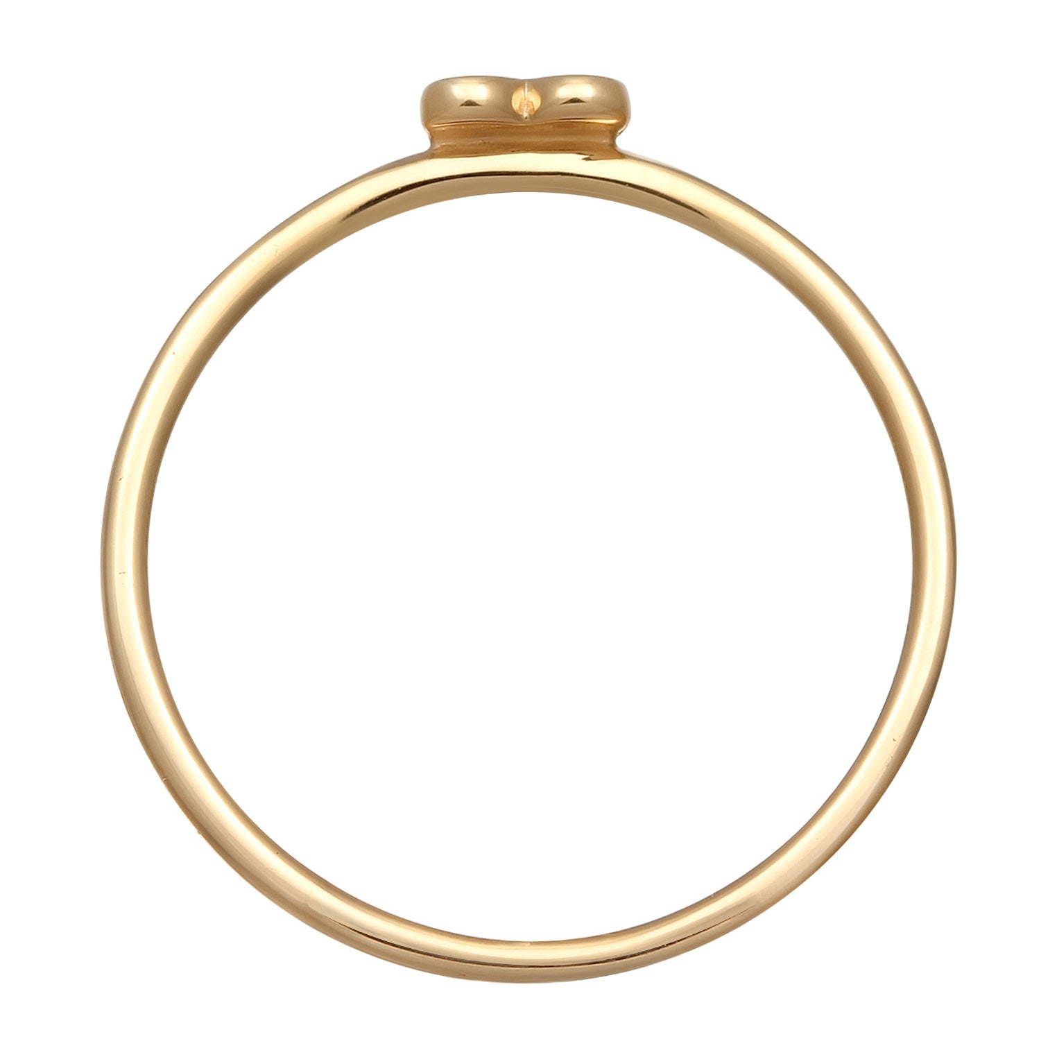 Gold - Elli PREMIUM | Ring Herz | 585er Gelbgold