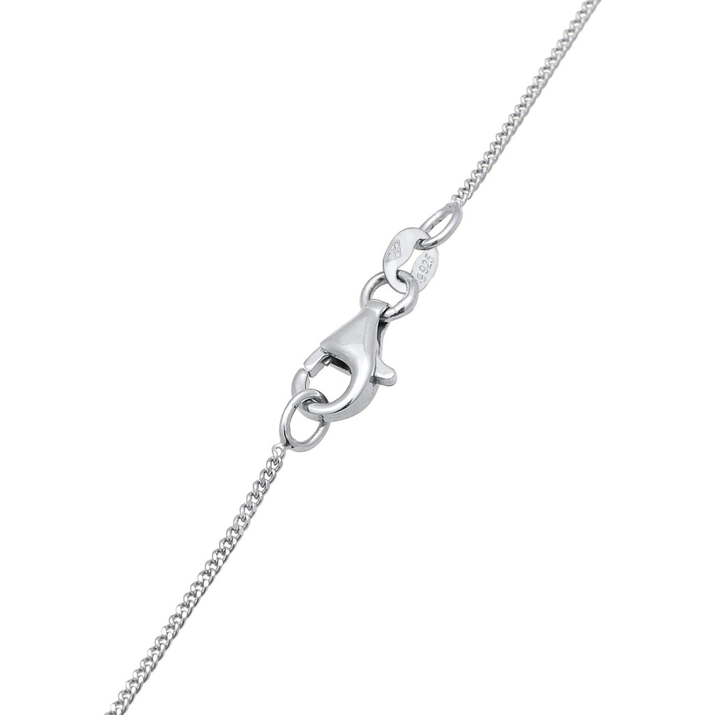 Silber - Elli | Halskette Halbmond Astro | 925er Sterling Silber