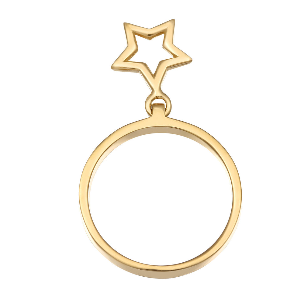 Ring Stern Anhänger